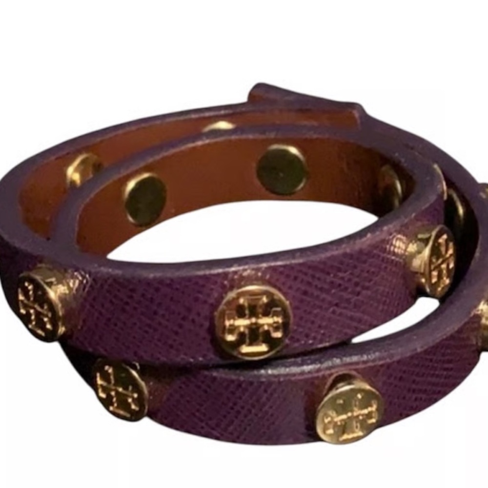 Tory Burch Leather Wrap Bracelet